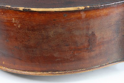 Lot 259 - A 19th century cello, having a two piece maple...