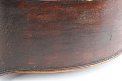 Lot 259 - A 19th century cello, having a two piece maple...