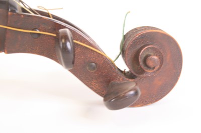 Lot 259 - A 19th century cello, having a two piece maple...