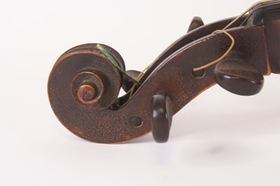 Lot 259 - A 19th century cello, having a two piece maple...