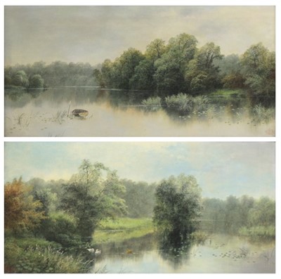 Lot 2393 - Edgar Longstaffe (1852-1933) - Pair; River...