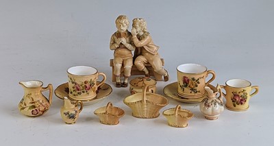 Lot 2066 - James Hadley for Royal Worcester, a blush...