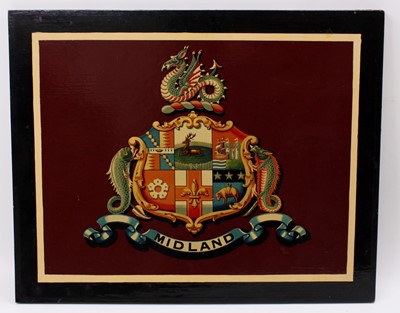 Lot 71 - A mid 20th century picture hand painted on...