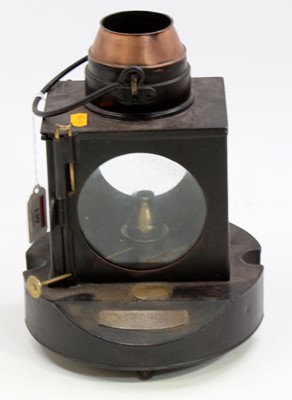 Lot 90 - An original British Railways hand lamp,...
