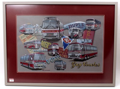 Lot 73 - An original acrylic painting Paul Atchinson...