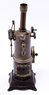 Lot 11 - A Doll et Cie vertical live steam boiler...