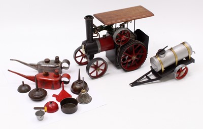 Lot 34 - A Mamod, and later adapted, TE1A traction...