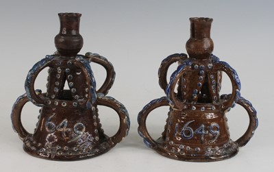 Lot 2069 - A pair of Edward Bingham of Castle Hedingham...