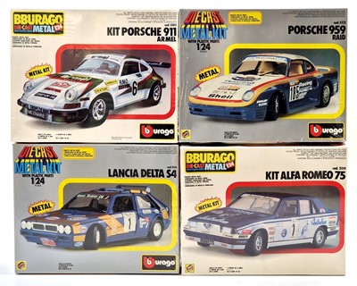 Lot 734 - Burago 1.24/25 scale, Diecast Metal kits,...