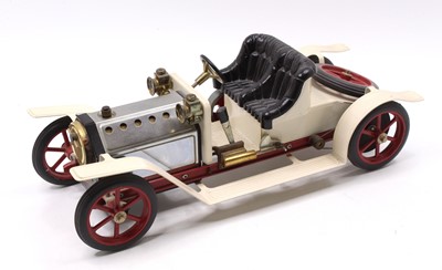 Lot 9A - A Mamod SA1 steam roadster of usual...