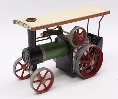 Lot 57 - Mamod TE1 Live Steam Traction engine, of usual...