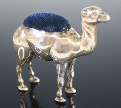 Lot 2190 - A large Edwardian silver novelty pin cushion...