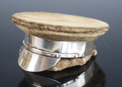 Lot 2210 - A George V silver novelty pin cushion in the...