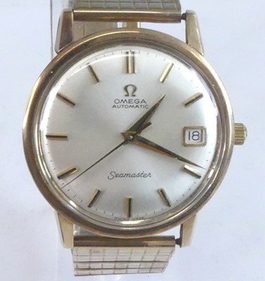 Lot 2302 - A 9ct yellow gold Omega Seamaster automatic...