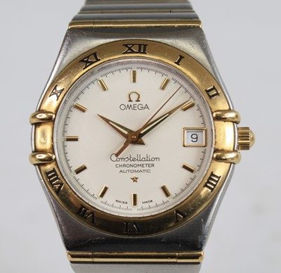 Lot 2306 - An Omega Constellation chronometer bi-metal...