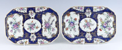 Lot 2059 - A pair of first period Worcester porcelain...