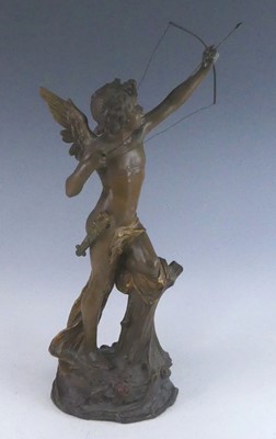 Lot 1 - An Austrian pottery model of Cupid, early 20th...