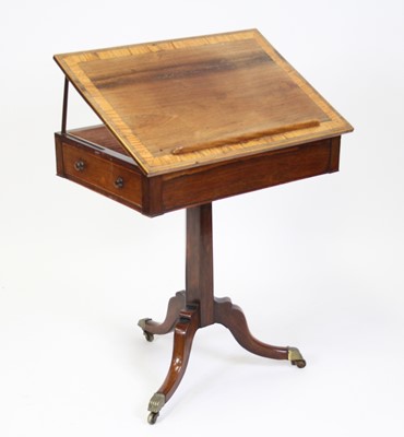 Lot 2503 - An unusual Regency rosewood and satinwood...