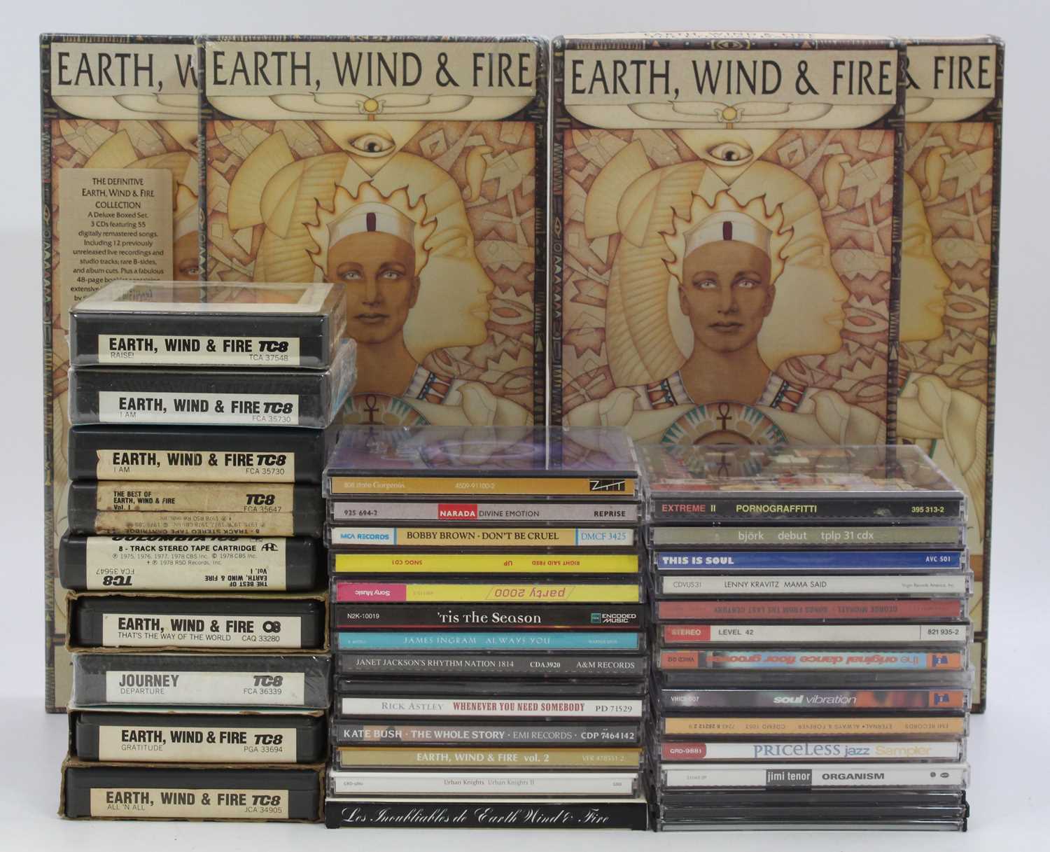 Lot 72 - Earth, Wind & Fire, a Collection of CDs, eight...