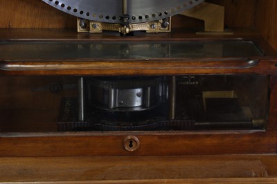 Lot 219 - A late 19th century walnut cased coin...