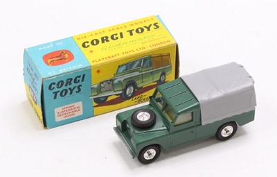 Lot 1280 - Corgi Toys No. 438 Land Rover 109WB comprising...