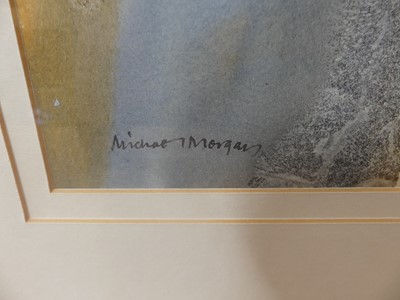 Lot 1314 - Michael Morgan (1928-2014) - White-washed farm,...