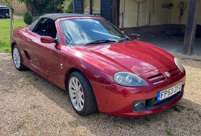 Lot 3009 - A 2003 MG TF 115 Sunstorm convertible....