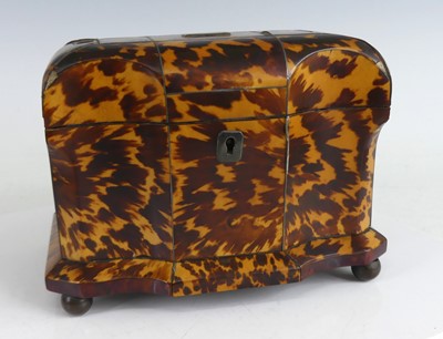 Lot 2331 - A circa 1830 tortoiseshell and white metal...