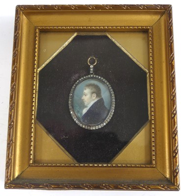 Lot 2329 - Early 19th century English school - Profile...
