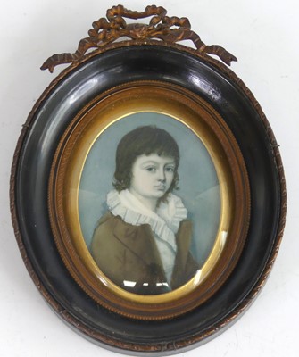 Lot 2327 - 19th century school - Half-length bust...