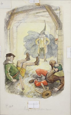 Lot 2451 - Ernest Howard Shepard (1879-1976) - The King...