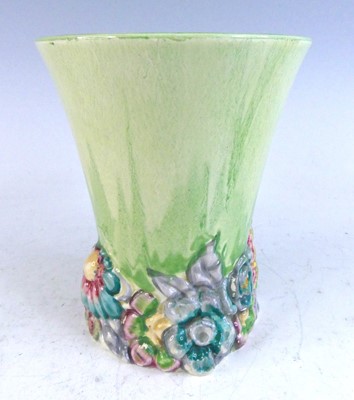 Lot 1038 - A 1930s Clarice Cliff 'My Garden' pottery vase,...