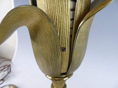Lot 1221 - Maison Charles - a pair of gilt brass Epis de...