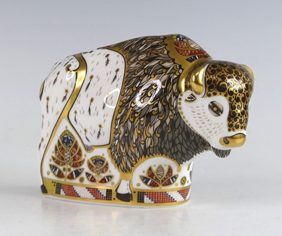 Lot 1088 - A Royal Crown Derby model of a North American...