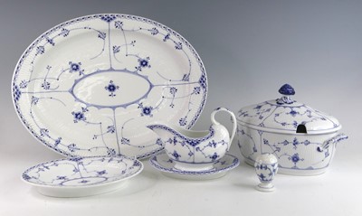Lot 2055 - A collection of Royal Copenhagen blue half...