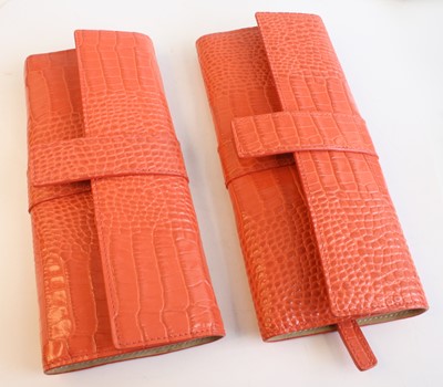 Lot 2520 - A pair of Smythson of Bond Street jewellery...
