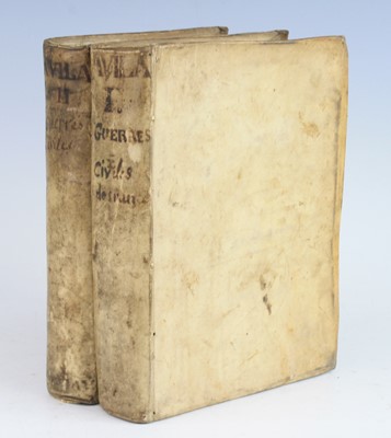 Lot 2026 - Davila, Arrigo Caterono; Histoire des Guerres...