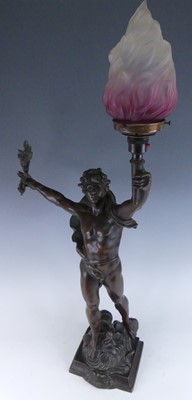 Lot 2347 - Louis Moreau (1883-1958) - Primax, patinated...
