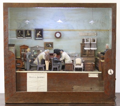 Lot 2338 - A contemporary oak cased electrical automata...