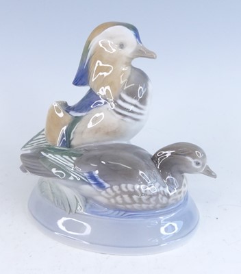 Lot 1012 - A Royal Copenhagen porcelain model of a pair...