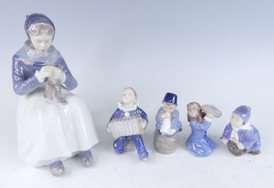 Lot 1013 - A Royal Copenhagen porcelain figure of an...