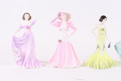 Lot 20 - A collection of six Coalport and Royal Doulton...