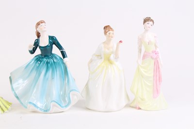 Lot 20 - A collection of six Coalport and Royal Doulton...
