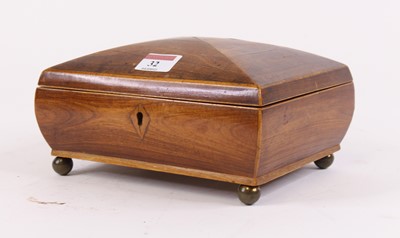 Lot 32 - An early 19th century rosewood box, having...
