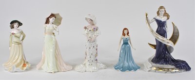 Lot 156 - A collection of five Royal Doulton, Coalport...