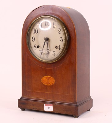 Lot 33 - An early 20th century mahogany and boxwood...