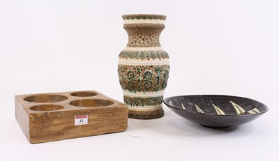 Lot 44 - A 20th century West German pottery dish, dia,....