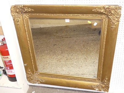 Lot 1130 - A circa 1900 giltwood and gesso floral...