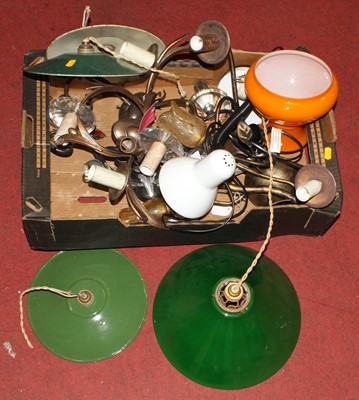 Lot 187 - A collection of light fittings to include...