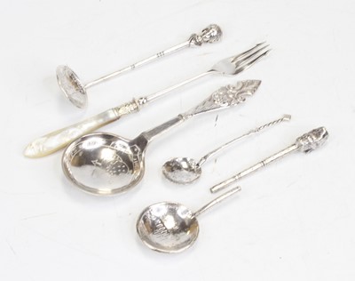 Lot 311 - An early 20th century Norwegian silver spoon,...